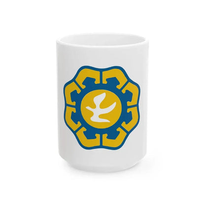 Flag of Nicosia (Cyprus) White Coffee Mug 15oz - Go Mug Yourself