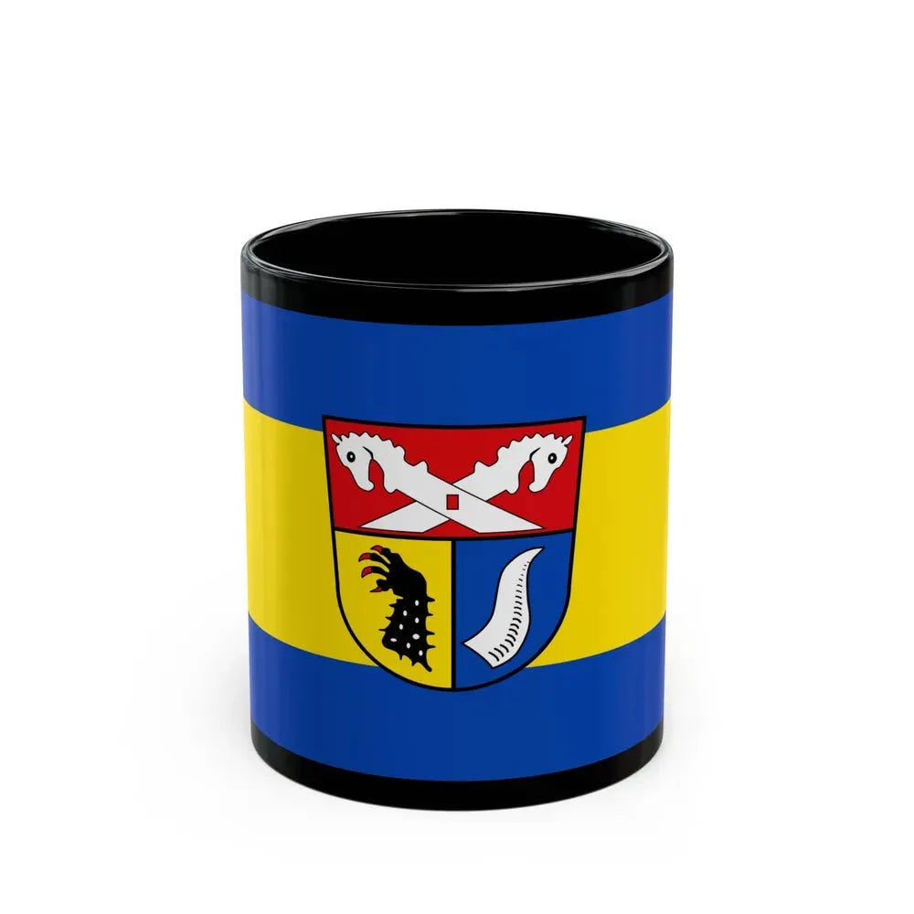 Flag of Nienburg Weser Germany - Black Coffee Mug 11oz - Go Mug Yourself
