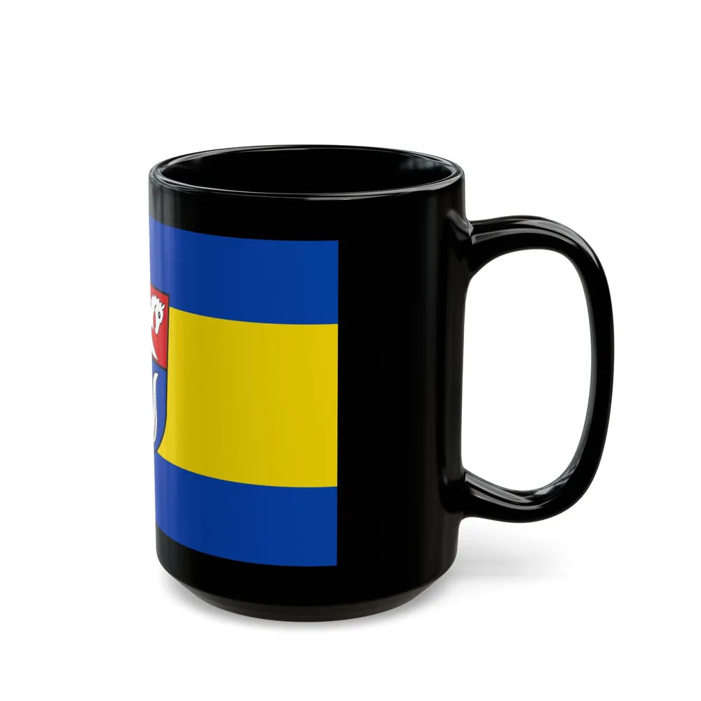 Flag of Nienburg Weser Germany - Black Coffee Mug-Go Mug Yourself