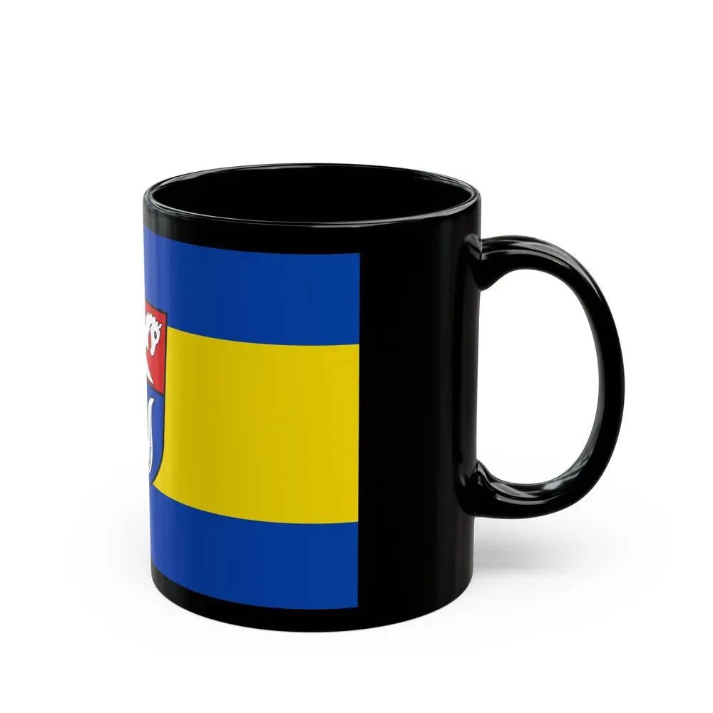 Flag of Nienburg Weser Germany - Black Coffee Mug - Go Mug Yourself