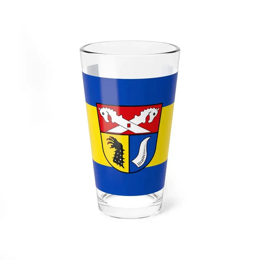 Flag of Nienburg Weser Germany - Pint Glass 16oz 16oz - Go Mug Yourself