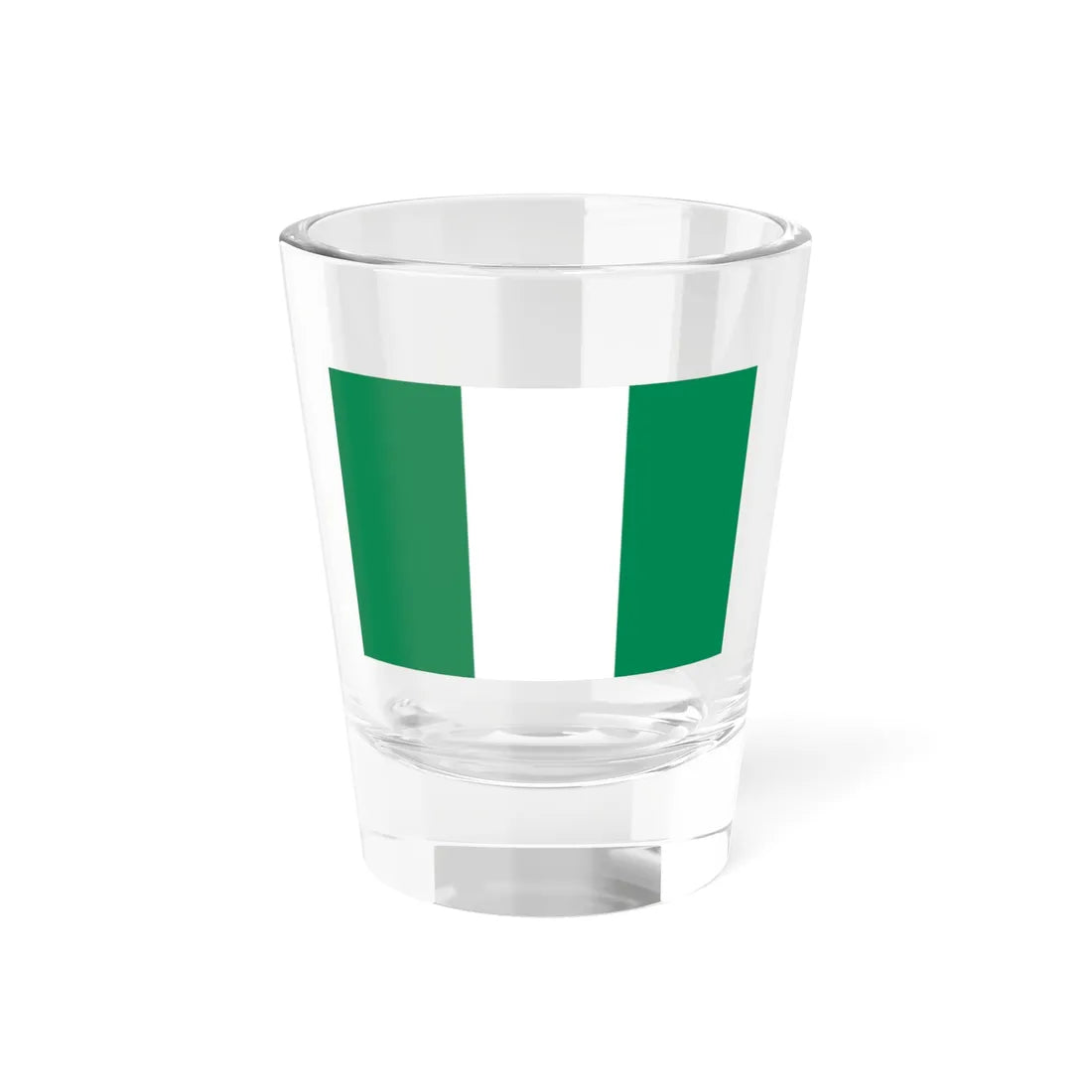 Flag of Nigeria 3-2 (Niger) Shot Glass 1.5oz 1.5oz - Go Mug Yourself