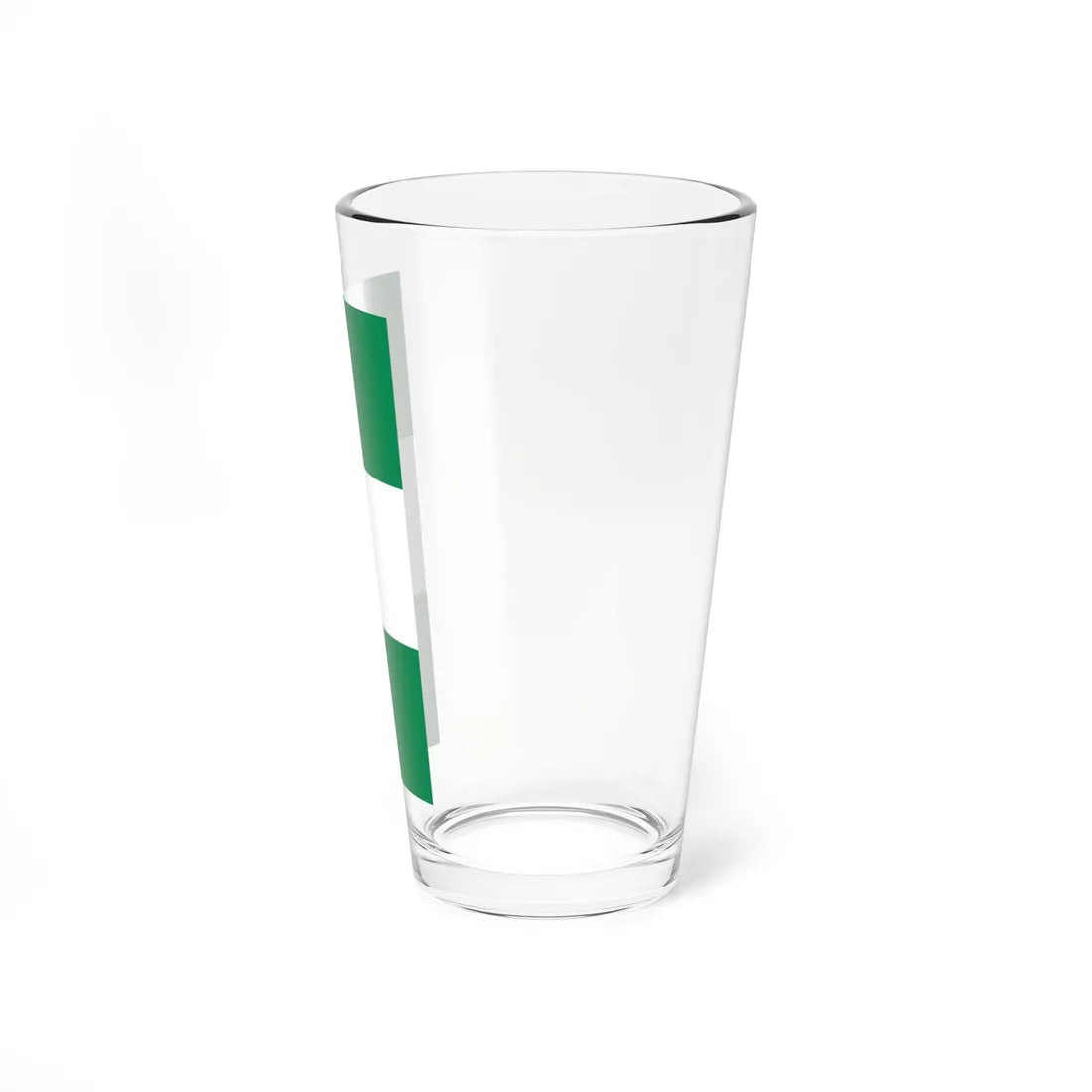 Flag of Nigeria vertical (Niger) Pint Glass 16oz - Go Mug Yourself