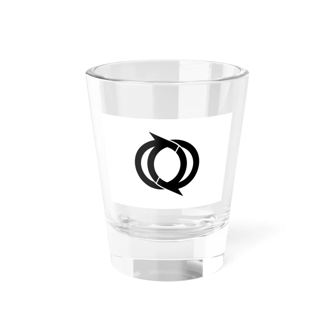 Flag of Nihonmatsu Fukushima 1958-2005 (Japan) Shot Glass 1.5oz 1.5oz - Go Mug Yourself
