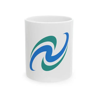 Flag of Nihonmatsu Fukushima (Japan) White Coffee Mug 11oz - Go Mug Yourself