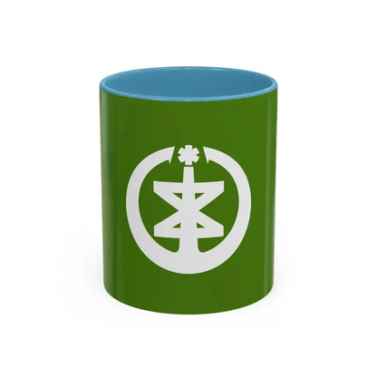 Flag of Niigata Niigata Japan - Accent Coffee Mug 11oz Light Blue - Go Mug Yourself