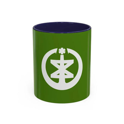 Flag of Niigata Niigata Japan - Accent Coffee Mug 11oz Navy - Go Mug Yourself