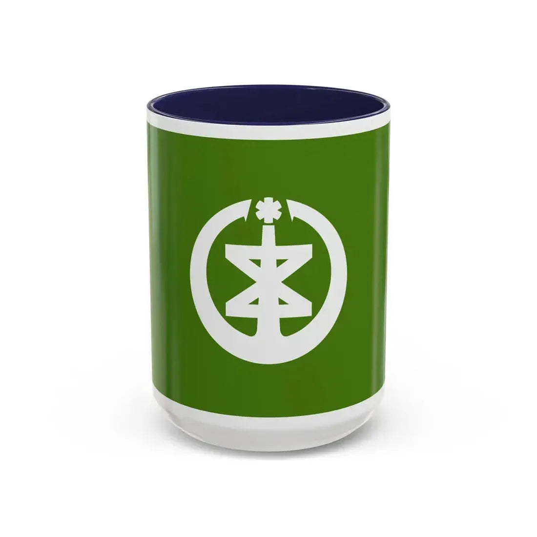 Flag of Niigata Niigata Japan - Accent Coffee Mug 15oz Navy - Go Mug Yourself