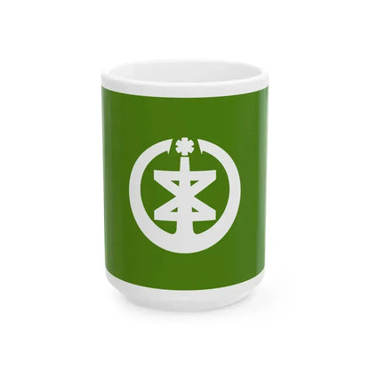 Flag of Niigata Niigata Japan - White Coffee Mug 15oz - Go Mug Yourself