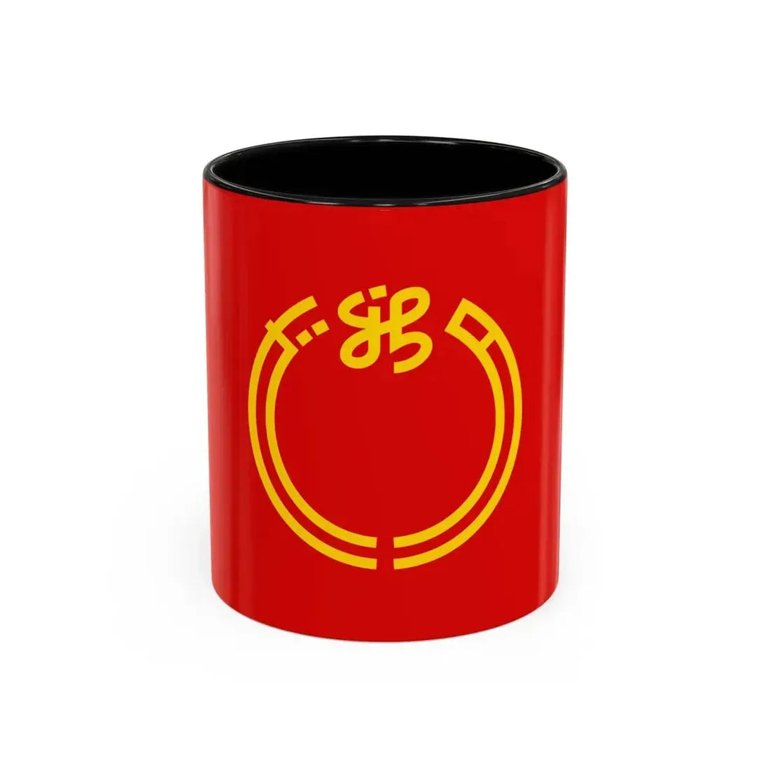 Flag of Niigata Prefecture Japan - Accent Coffee Mug 11oz Black - Go Mug Yourself