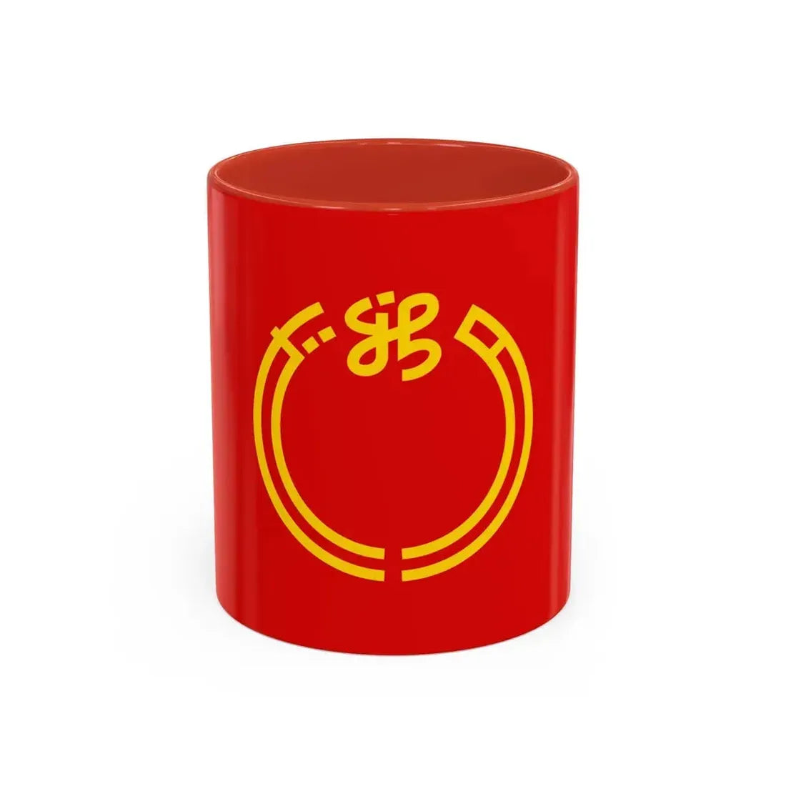 Flag of Niigata Prefecture Japan - Accent Coffee Mug 11oz Red - Go Mug Yourself