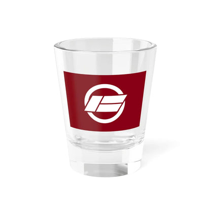 Flag of Niihari Ibaraki 1972-2006 (Japan) Shot Glass 1.5oz 1.5oz - Go Mug Yourself