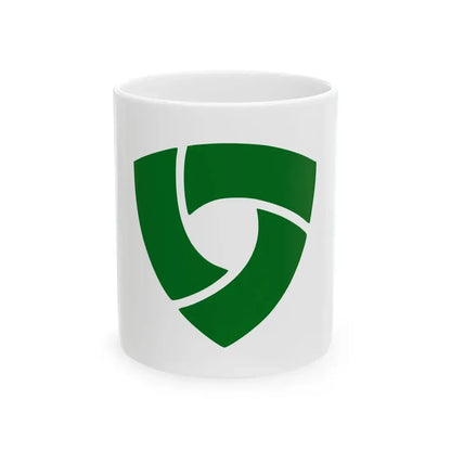 Flag of Niimi Okayama (Japan) White Coffee Mug 11oz - Go Mug Yourself