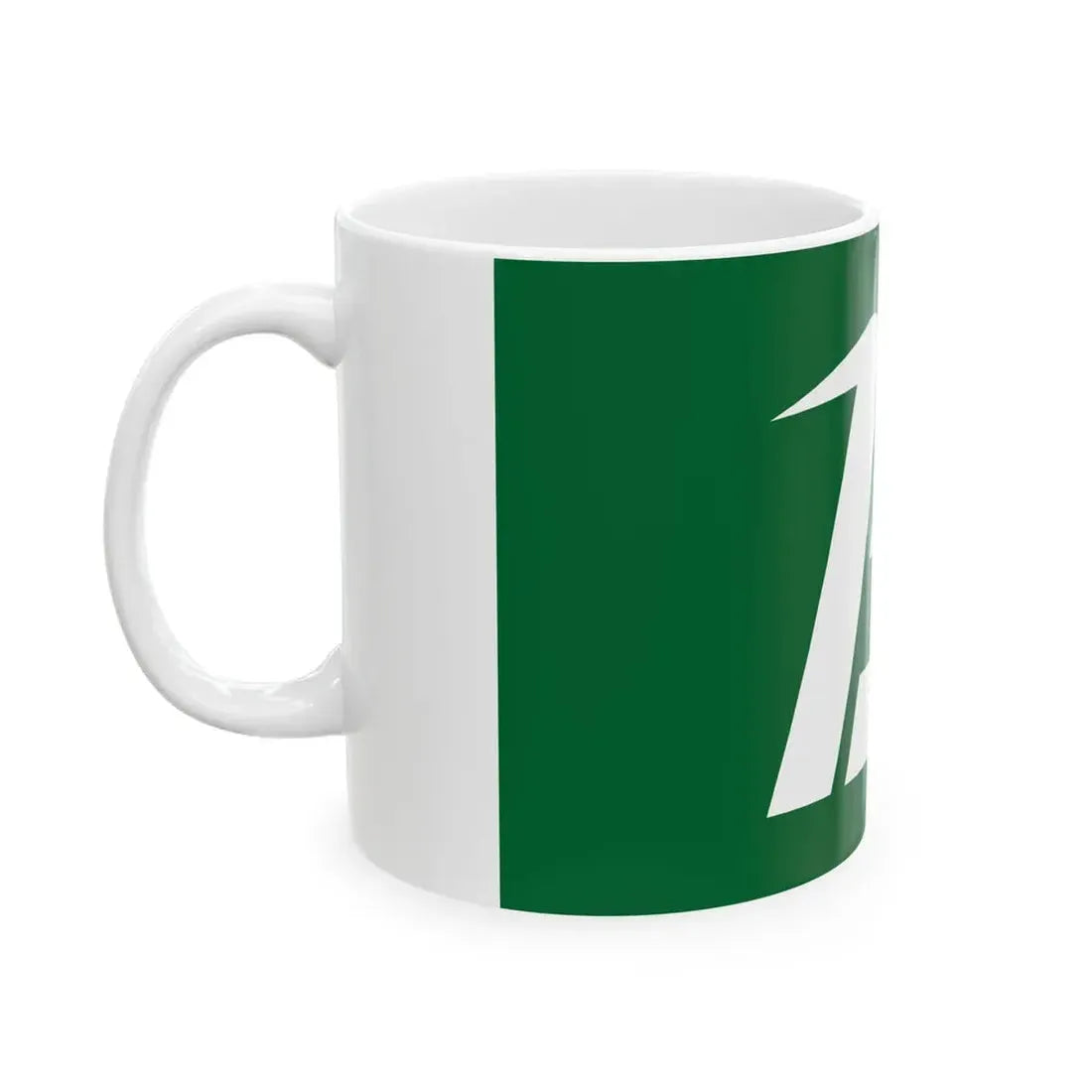 Flag of Niitsuru Fukushima 1979-2005 (Japan) White Coffee Mug - Go Mug Yourself