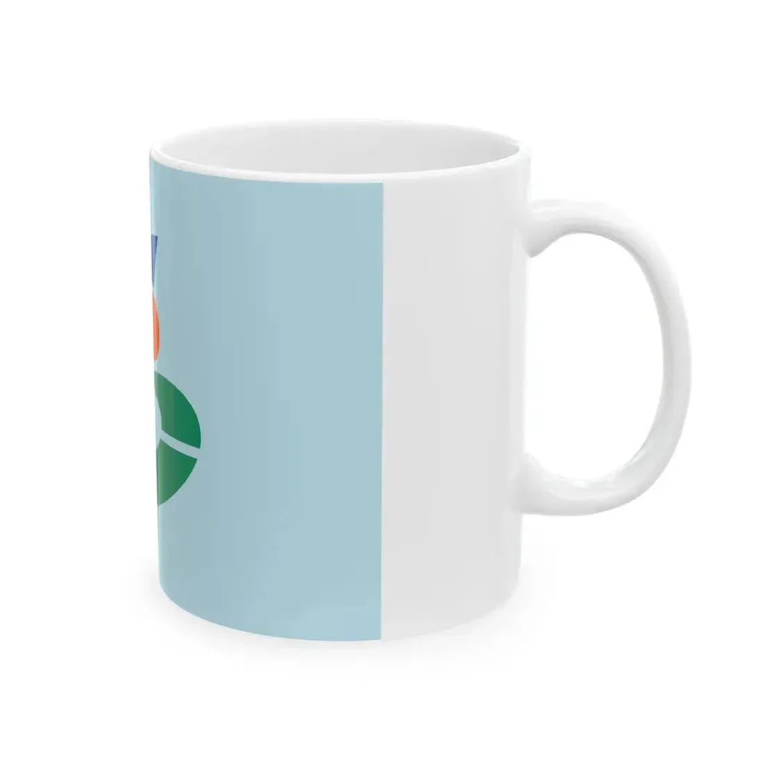 Flag of Nikaho Akita (Japan) White Coffee Mug - Go Mug Yourself