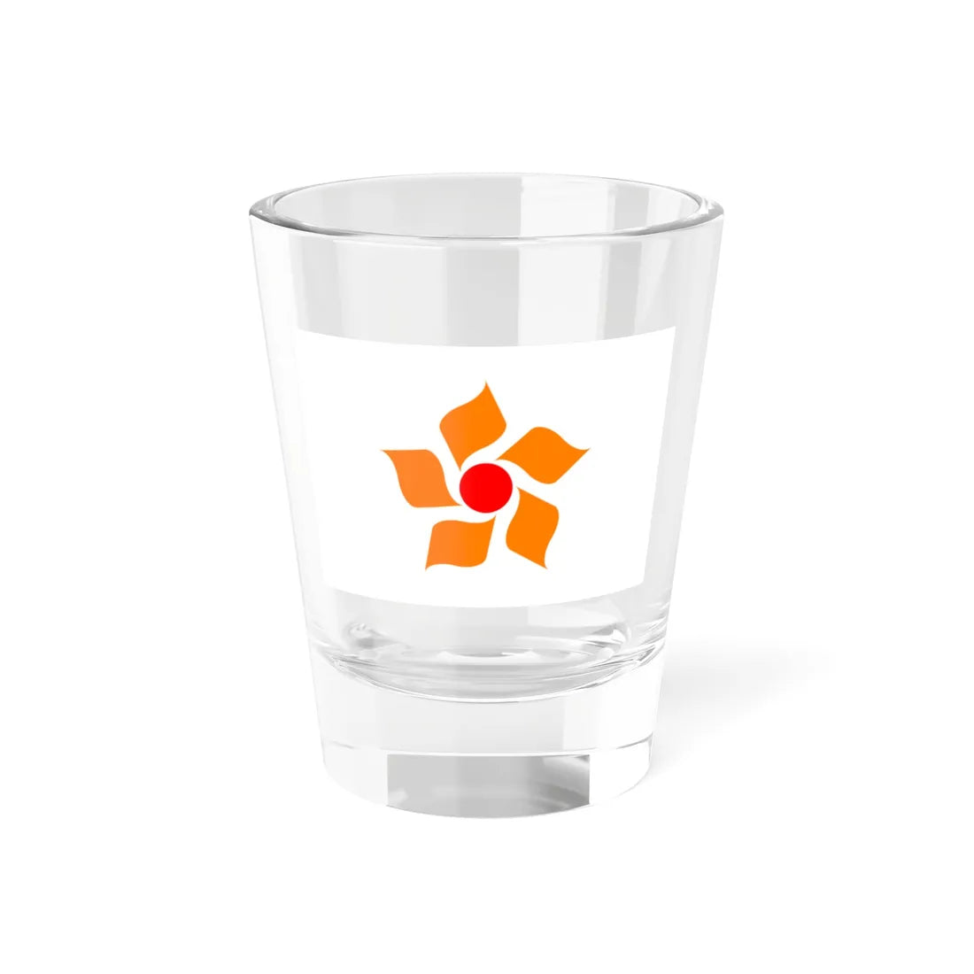 Flag of Nikko Tochigi (Japan) Shot Glass 1.5oz 1.5oz - Go Mug Yourself