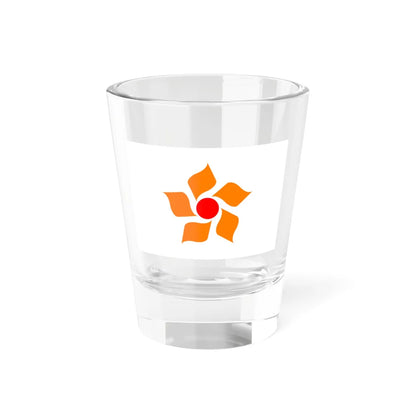 Flag of Nikko Tochigi (Japan) Shot Glass 1.5oz 1.5oz - Go Mug Yourself