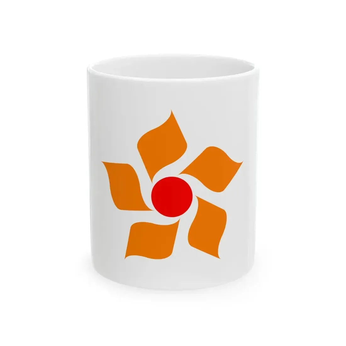 Flag of Nikko Tochigi (Japan) White Coffee Mug 11oz - Go Mug Yourself