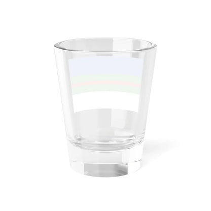 Flag of Nikolaevsk-na-Amure Khabarovsk kray 2003 (Russia) Shot Glass 1.5oz - Go Mug Yourself