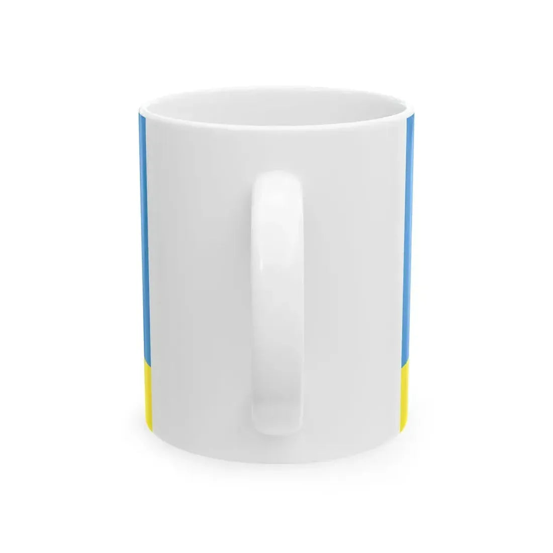 Flag of Nikolayevsky Raion (Russia) White Coffee Mug - Go Mug Yourself
