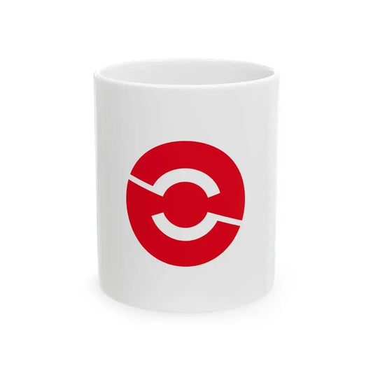 Flag of Nima Shimane (Japan) White Coffee Mug 11oz - Go Mug Yourself