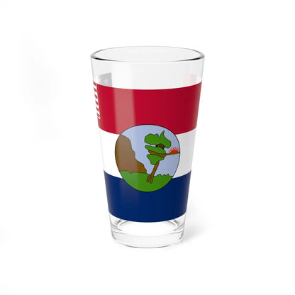 Flag of Nimba County (Liberia) Pint Glass 16oz 16oz - Go Mug Yourself
