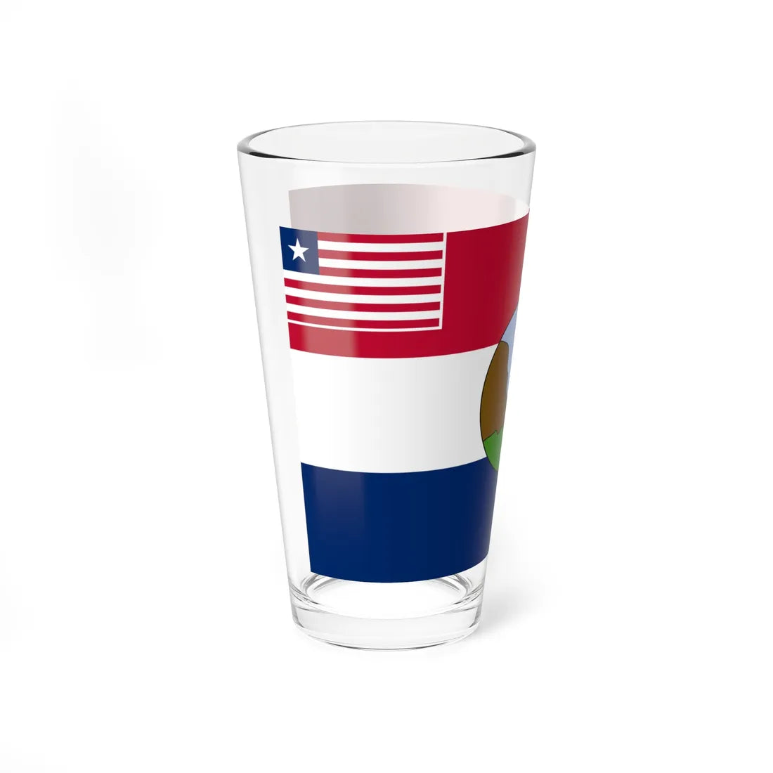 Flag of Nimba County (Liberia) Pint Glass 16oz - Go Mug Yourself