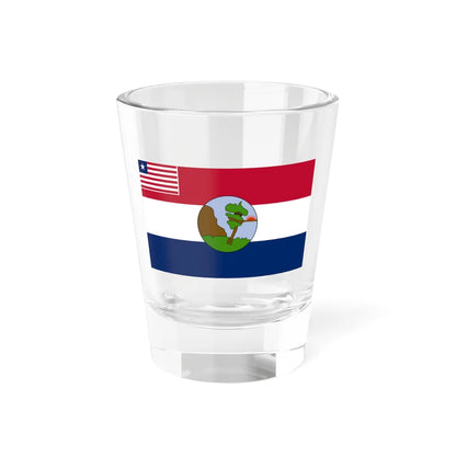 Flag of Nimba County (Liberia) Shot Glass 1.5oz 1.5oz - Go Mug Yourself