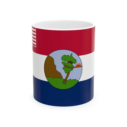 Flag of Nimba County (Liberia) White Coffee Mug 11oz - Go Mug Yourself
