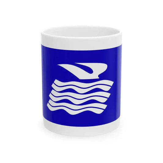 Flag of Ningbo 1997 (China) White Coffee Mug 11oz - Go Mug Yourself