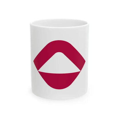 Flag of Ninohe Iwate (Japan) White Coffee Mug 11oz - Go Mug Yourself
