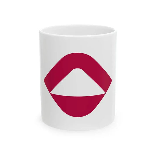 Flag of Ninohe Iwate (Japan) White Coffee Mug 11oz - Go Mug Yourself