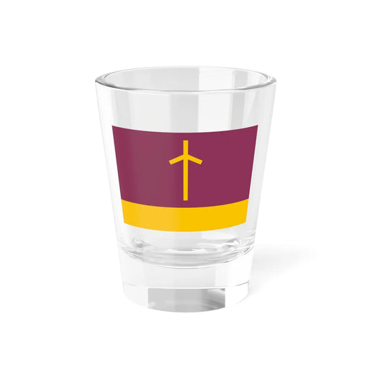 Flag of Ninotsminda Municipality (Georgia) Shot Glass 1.5oz 1.5oz - Go Mug Yourself