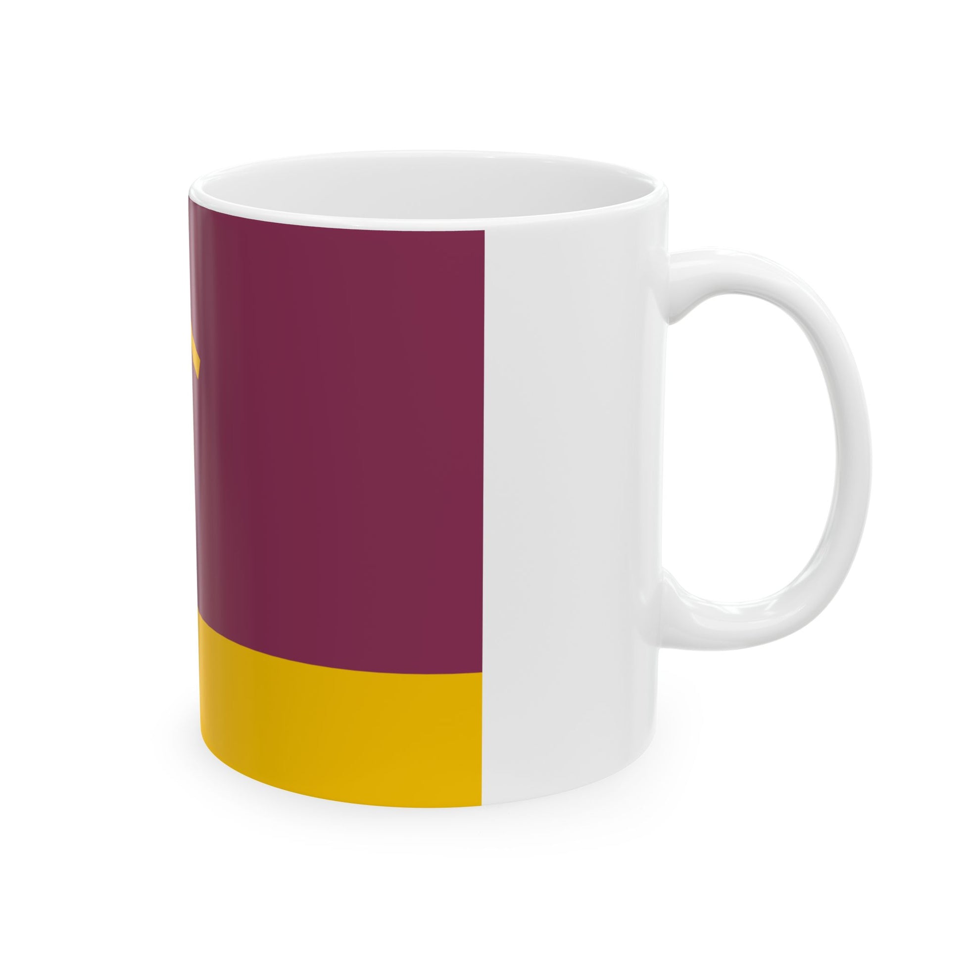 Flag of Ninotsminda Municipality (Georgia) White Coffee Mug-Go Mug Yourself