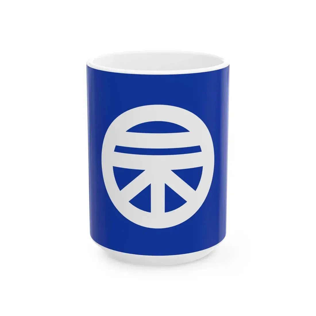 Flag of Niocho Kagawa 1924-2006 (Japan) White Coffee Mug 15oz - Go Mug Yourself