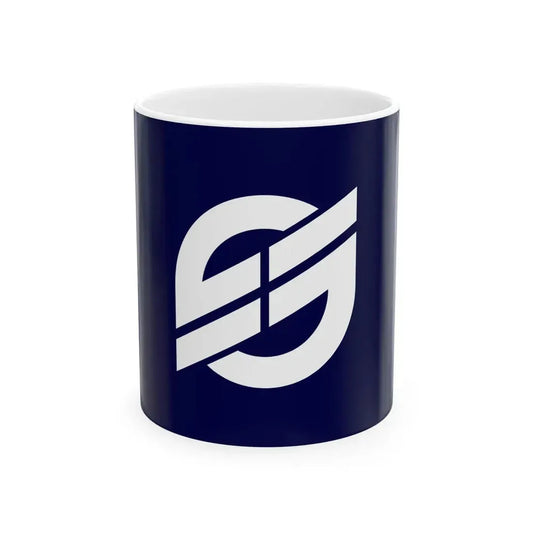 Flag of Nirasaki Yamanashi (Japan) White Coffee Mug 11oz - Go Mug Yourself