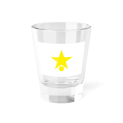 Flag of Niseko Hokkaido 1933-1968 (Japan) Shot Glass 1.5oz 1.5oz - Go Mug Yourself