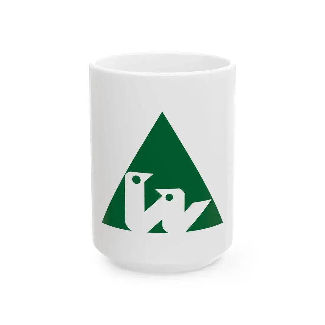 Flag of Nishi Ward Sapporo Hokkaido (Japan) White Coffee Mug 15oz - Go Mug Yourself