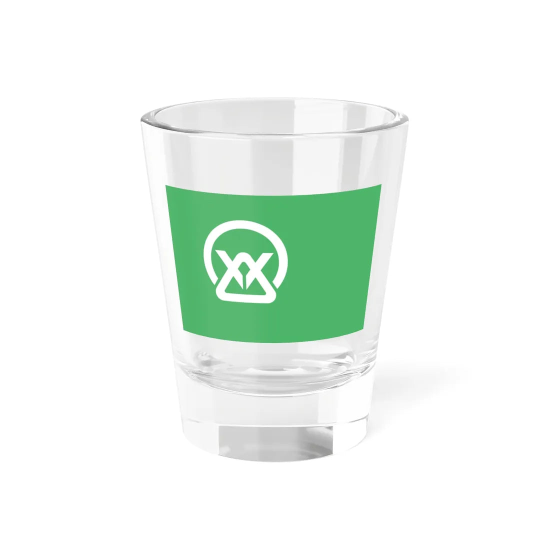 Flag of Nishiaizu Fukushima (Japan) Shot Glass 1.5oz 1.5oz - Go Mug Yourself