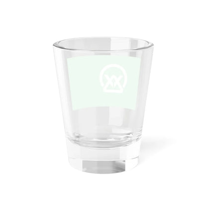 Flag of Nishiaizu Fukushima (Japan) Shot Glass 1.5oz - Go Mug Yourself
