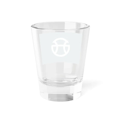 Flag of Nishiazai Shiga 1955-2010 (Japan) Shot Glass 1.5oz - Go Mug Yourself