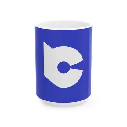 Flag of Nishigoshi Kumamoto 1967-2006 (Japan) White Coffee Mug 15oz - Go Mug Yourself