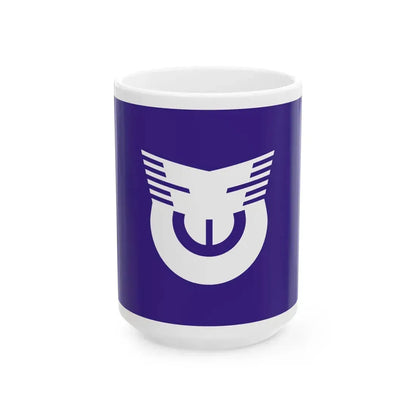 Flag of Nishihara Okinawa (Japan) White Coffee Mug 15oz - Go Mug Yourself