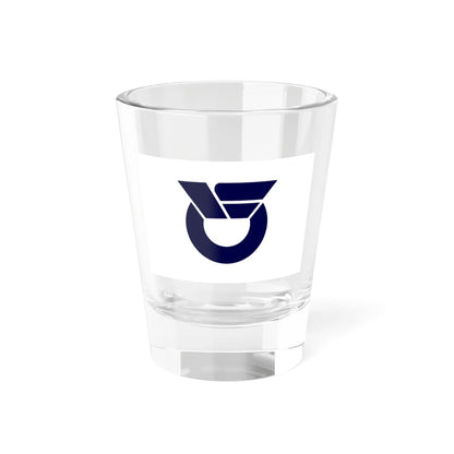 Flag of Nishiharu Aichi 1969-2006 (Japan) Shot Glass 1.5oz 1.5oz - Go Mug Yourself
