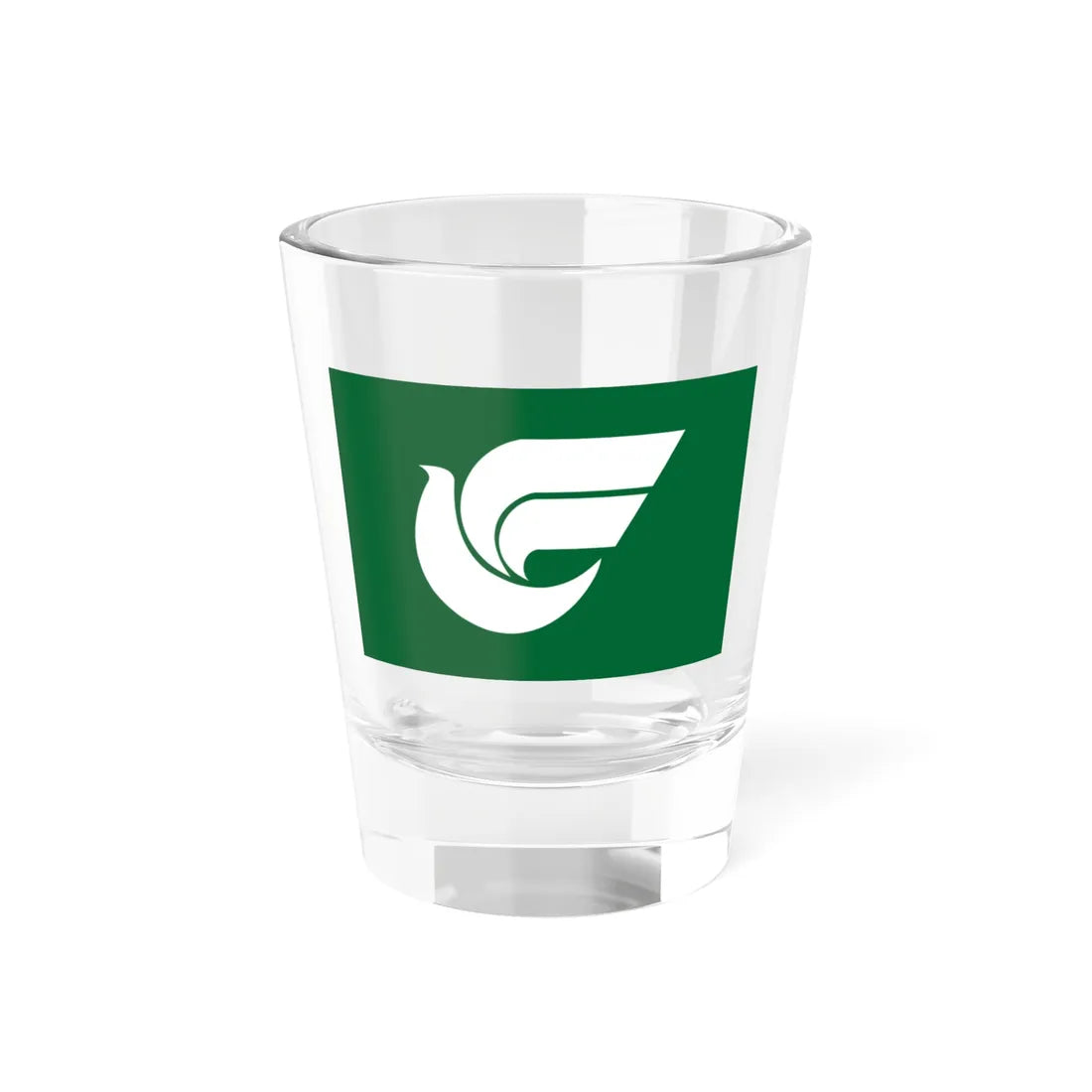 Flag of Nishimeya Aomori (Japan) Shot Glass 1.5oz 1.5oz - Go Mug Yourself