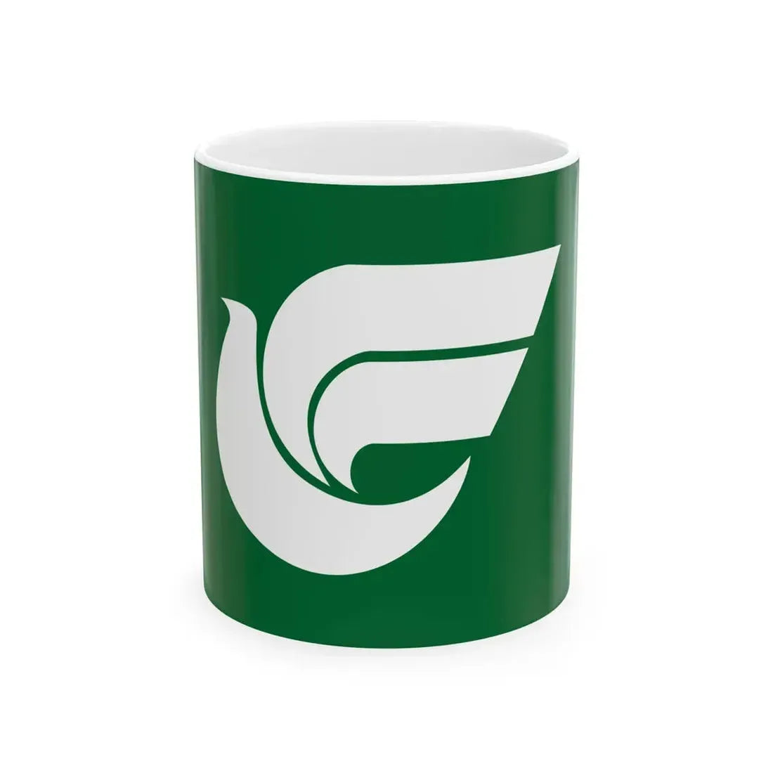 Flag of Nishimeya Aomori (Japan) White Coffee Mug 11oz - Go Mug Yourself