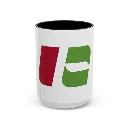 Flag of Nishinomiya Hyogo Japan - Accent Coffee Mug 15oz Black - Go Mug Yourself