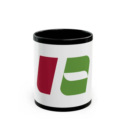 Flag of Nishinomiya Hyogo Japan - Black Coffee Mug 11oz - Go Mug Yourself