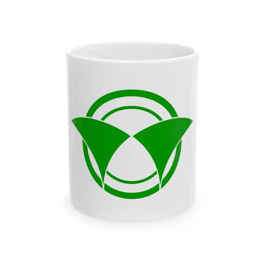 Flag of Nishinoshima Shimane (Japan) White Coffee Mug 11oz - Go Mug Yourself