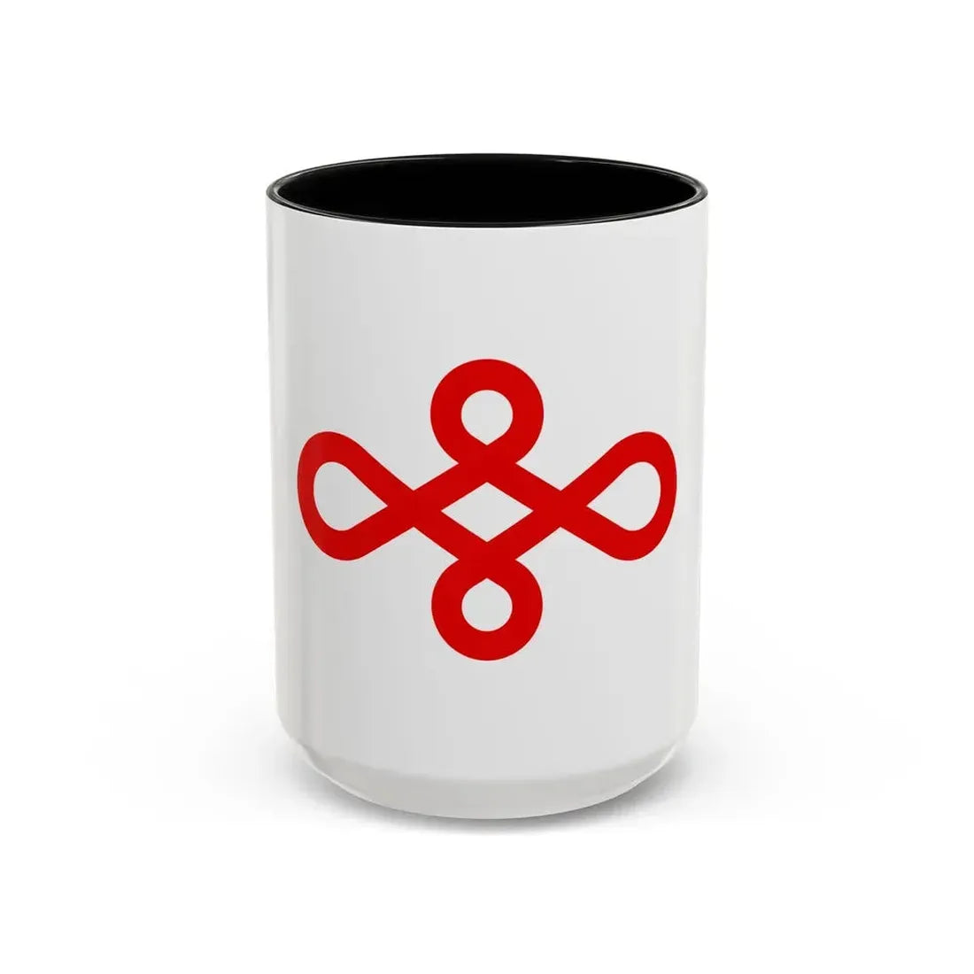 Flag of Nishio Japan - Accent Coffee Mug 15oz Black - Go Mug Yourself